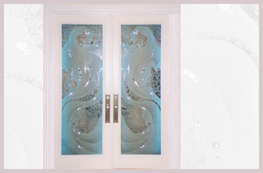 doors sarasota florida etched glass mermaids